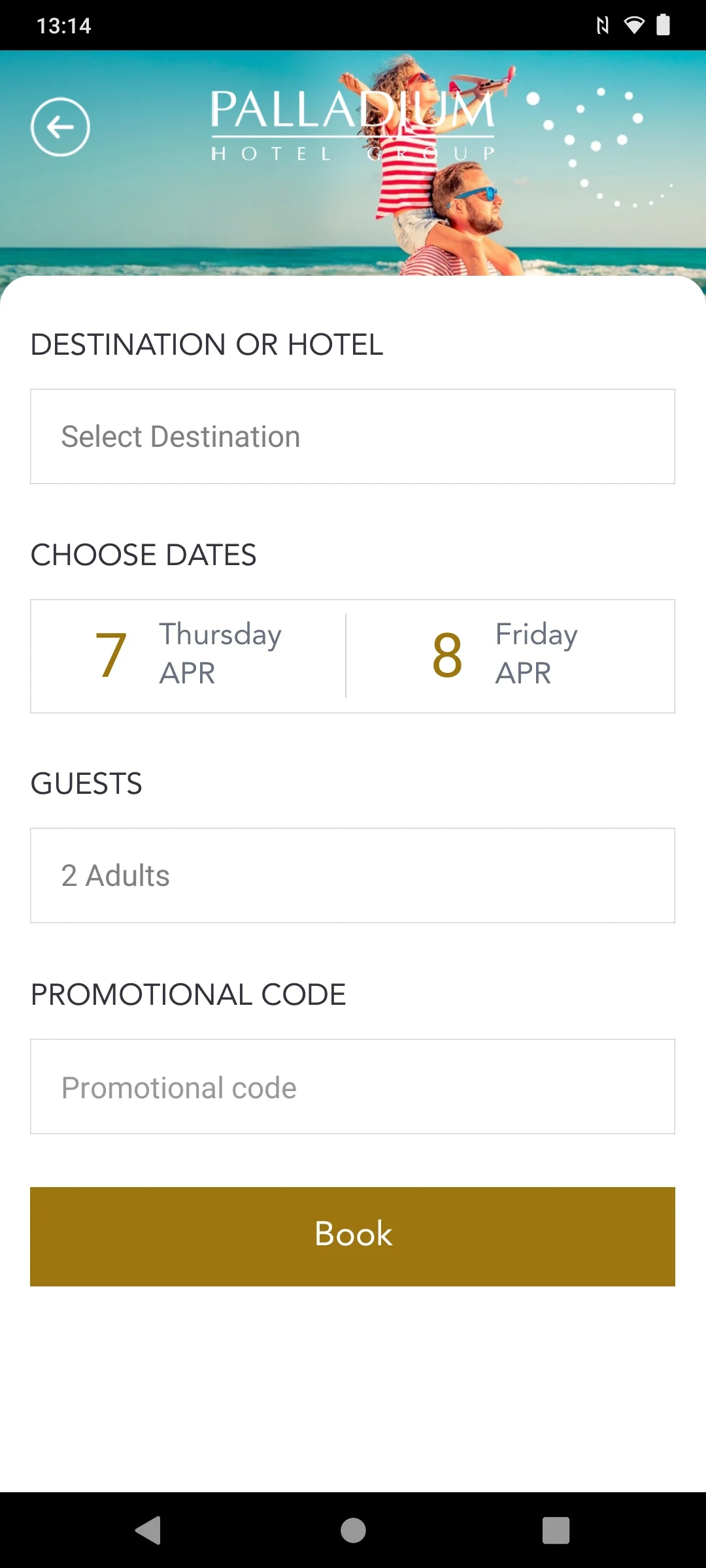 Palladium Hotel Group screenshot
