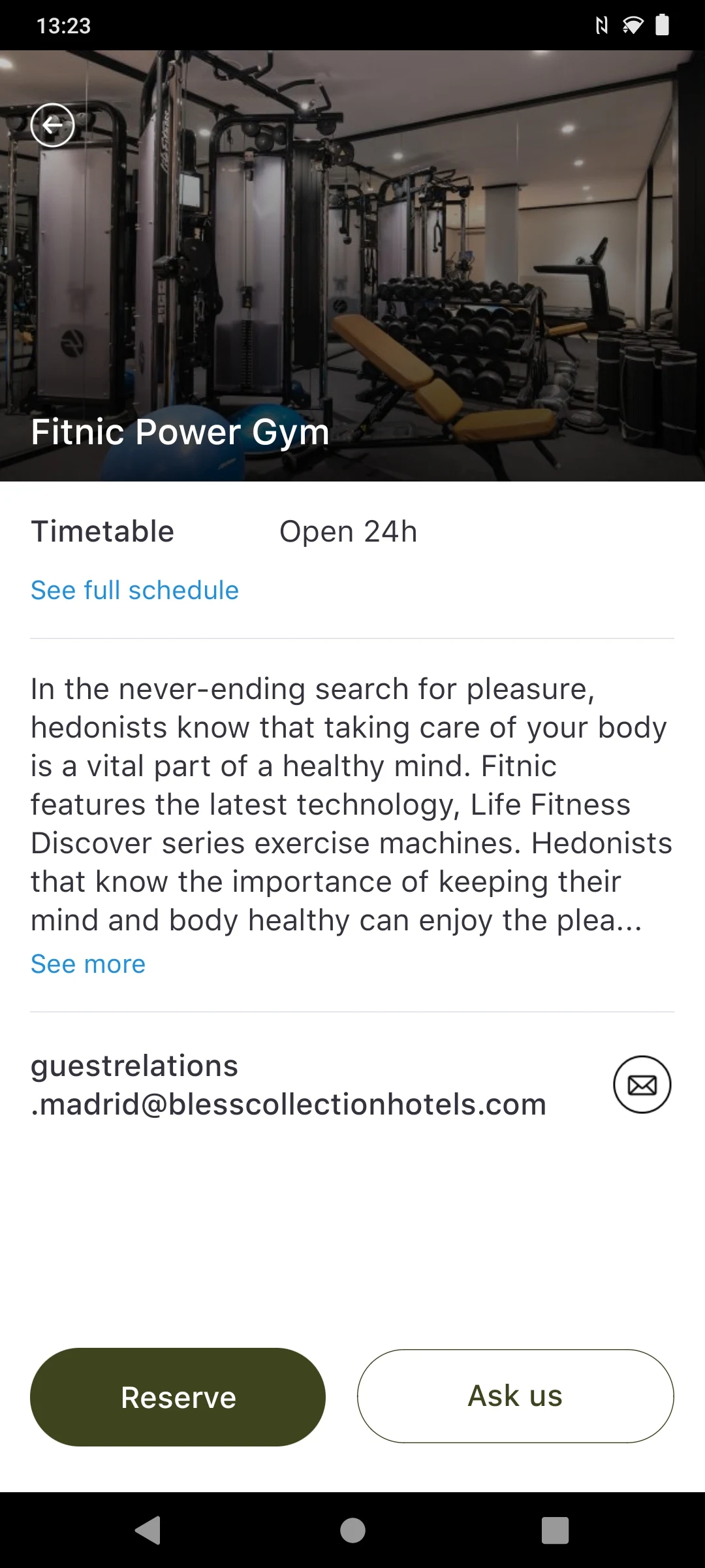 Palladium Hotel Group screenshot